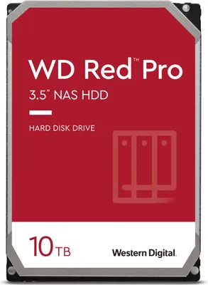 Produktbild von WD Red™ Pro NAS-Festplatte 10 TB, 3.5 Zoll, 7200 U/min, 300 TB/Jahr, SATA 6 Gbit/s