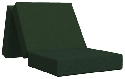 Zdjęcie produktu dla vidaXL Rozkładana sofa 75 x 67 x 45 cm, ciemnozielona