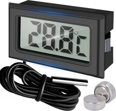 Zdjęcie produktu dla Af23 Termometr Elektroniczny Lcd Z Sondą Do Akwarium