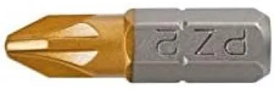 Imagen del producto de Juego de 2 puntas de destornillador PZ2 de 25 mm.