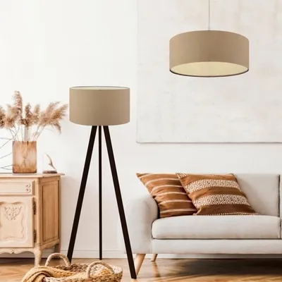 Image de Set de lampes 'Scunthorpe' 1 x E27 Beige