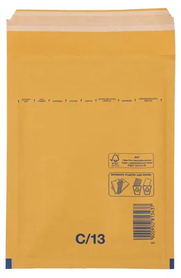 Produktbild von 100x BUDGET Luftpolstertaschen 3/C-13 150x215mm braun