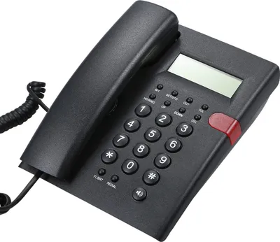 Produktbild von K010A-1 Büro-Heimfestnetz-Festnetztelefon, Business-Hoteltelefon, batterielos, Anrufer-ID, Freisprechen, 5-stufige LCD-Helligkeitsanpassung, 62 Gruppen zur Speicherung eingehender Anrufe/16 Gruppen zur Speicherung ausgehender Anrufe, 24 Arten von Klingeltönen optional , schwarz (mit US-Standard-Telefonleitung)