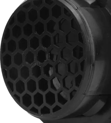 Obrázek produktu pro 100/75 mm Výstup klimatizace s mřížkou, černý, kulatý, pro autobusy, obytné vozy, elektromobily