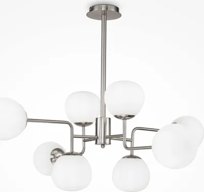 Produktbild von Maytoni Erich Pendelleuchte MOD221-PL-08-N 8xE14, Nickel, aus Metall, exkl. Leuchtmittel