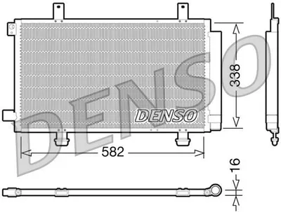 Produktbild von Kondensator, Klimaanlage DENSO DCN47002