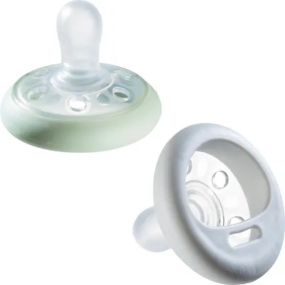 Obrázek produktu pro Tommee Tippee Šidítko, breast-like, silikon Natural, 6-18m, 2ks
