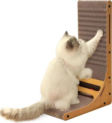 Image de Griffoir en forme de L, hauteur 62 cm, avec balle