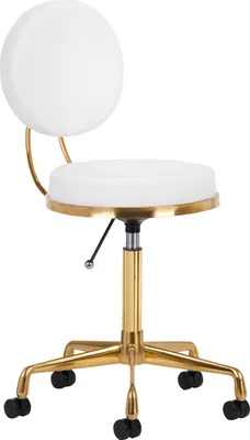 Immagine prodotto di Sgabello cosmetico H5 oro bianco