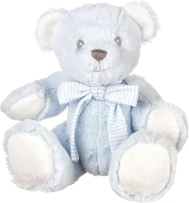 Produktbild von Blauer Teddybär mit Schleife 31 cm