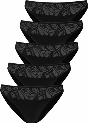 Produktbild von VIVANCE Bikinislip 5 er-Pack schwarz Größe 32/34