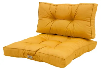 Immagine prodotto di Cuscini per salotto da giardino trapuntato 60x60cm Giallo