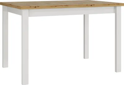 Produktbild von MIRJAN24 Tisch Alba 1S, Esszimmer Tisch, Kollektion (Farbe: Artisan Eiche, Weiß)