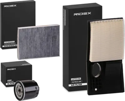 Produktbild von RIDEX Filterset Inspektionspaket Filtersatz für VW POLO (9N)