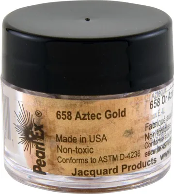 Produktbild von Jacquard Pigmentpulver Aztec Gold 3 g für Basteln und Malen