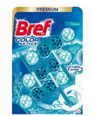 Zdjęcie produktu dla Bref, Zawieszka do WC, Morski, 3 x 50g
