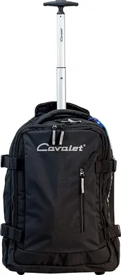 Produktbild von Rollentasche Rucksack Trolley Reisetasche 55 cm Groß 35L Schwarz Cavalet Bowatex