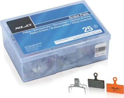 Produktbild von XLC Scheibenbremsbeläge Shimano BR-M985 Werkstattbox (25 Paar)