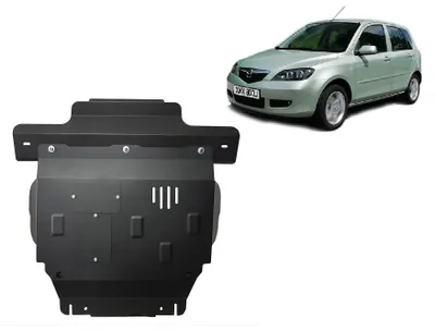 Immagine prodotto di Protezione antincastro in acciaio per motore e cambio per Mazda 2