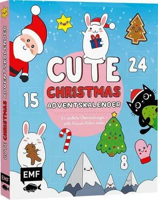 Immagine prodotto di Il mio libro del calendario dell'Avvento Kawaii: il Natale carino