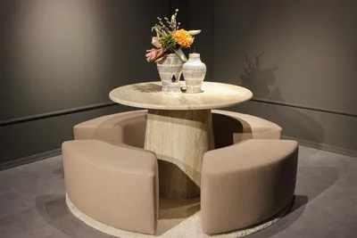 Image de Luxe Table à manger de salon Design Meubles modernes Aménagement en bois