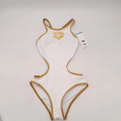 Produktbild von Arena Badeanzug Damen Schnelltrocknende Sportliche Bademode One Big Logo Trend Schwimmen