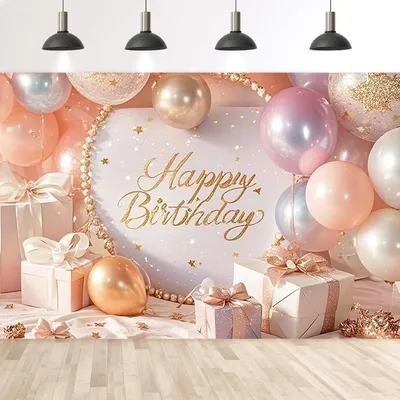 Imagen del producto de Guirnalda de cumpleaños, "Feliz Cumpleaños", 110 x 180 cm, para uso en interiores y exteriores