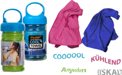 Obrázek produktu pro 4 x Ice Towel, Cool Down Towel Ledový chladicí ručník pro sport a fitness Sportovní ručník