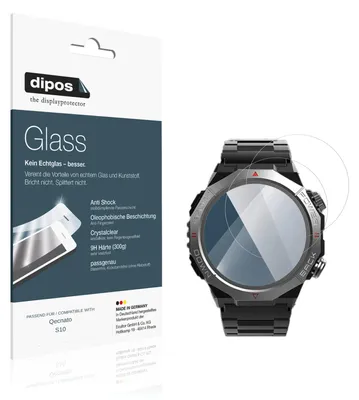Produktbild von 2x Schutzfolie für Qecnato S10 - Anti-Shock 9H Folie dipos Glass Kunststoffglas