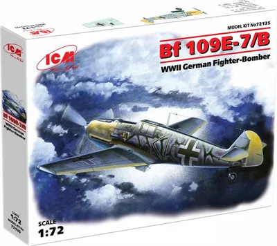 Produktbild von ICM 72135 - 1:72 Messerschmitt Bf 109E-7/B - Neu