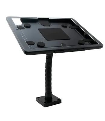 Produktbild von SYSTEM-S Tischständer 360° Halterung abschließbar flexibel für iPad Pro 7 13" Air 13" (M2) Pro 6 5 4 3 12.9"