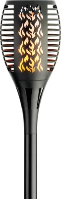 Produktbild von LED Solar Fackel Garten Flamme Gartenfackel Flammeneffekt amber 36 LED ca. 47 cm