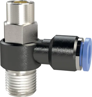 Produktbild von Riegler Drosselrückschlagventil »Blaue Serie«, Abluftdros., R 1/4 a. Ø 8mm