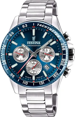 Produktbild von Festina Edelstahl Herren Uhr Armbanduhr silber Elegant D2UF20560/2