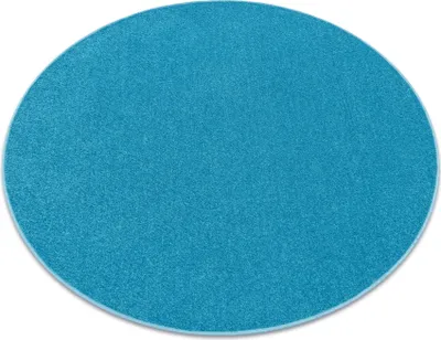 Produktbild von Teppich rund ETON türkis Blau rund 200 cm