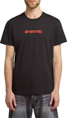 Produktbild von G-STAR Kurzarm T-Shirt mit GEL PRINT R T Aufdruck in Schwarz