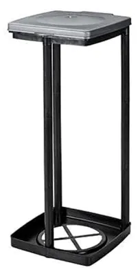 Produktbild von Sunware Quadra Müllsackbehälter - 120L - Metalff./Schwarz