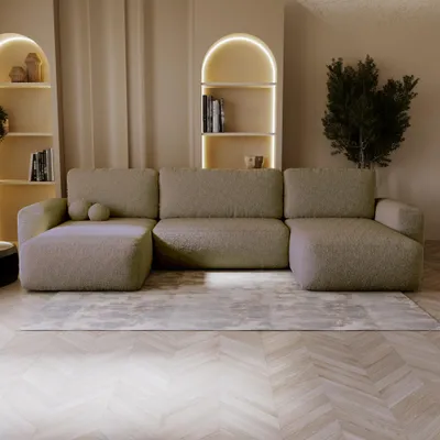 Produktbild von FurMeb24 ECKSOFA FADO U mit Schlaffunktion und bettkasten 374 x 94 x 177 cm Quelle 18