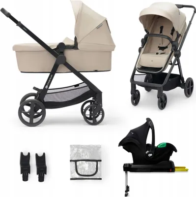 Image de KINDERKRAFT Poussette combinée 4in1 Newly Classic Beige + Mink PRO