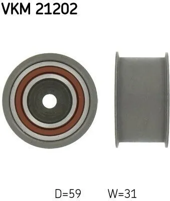 Produktbild von SKF Umlenkrolle Zahnriemen VKM 21202 für VW PASSAT Variant (3B6) PASSAT (3B3)