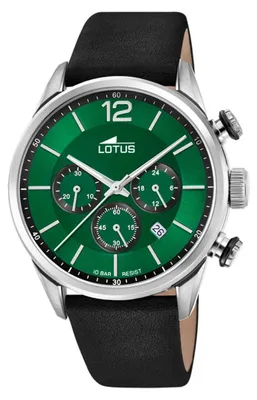 Produktbild von Lotus Herren Uhr Khrono Luxus Edelstahl Armbanduhr schwarz UL18689/4