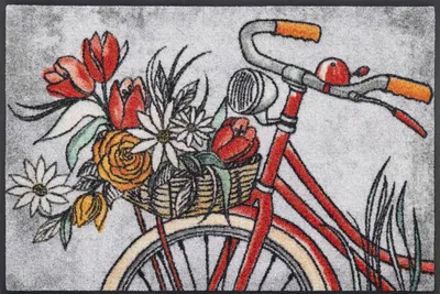 Produktbild von wash+dry Schmutzfangmatte Flower Cruiser - 50 x 75 cm