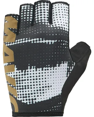 Image de Gant rembourré graphique Mavic, modèle unie, couleur noire