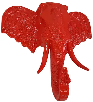 Produktbild von Büste Wand Abstrakte Design Kopf Art Elefant Skulptur Dekoration Skulptur Deko