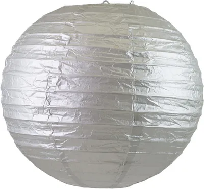 hell silber Lampion