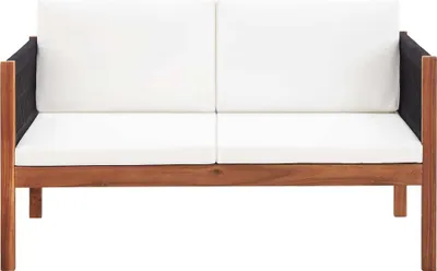 Produktbild von vidaXL Gartensofa 2-Sitzer Massivholz Akazie