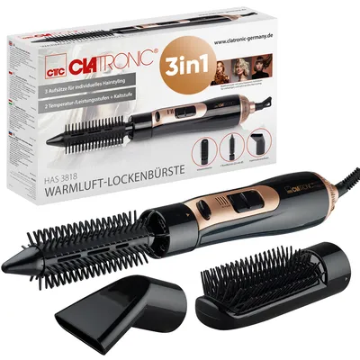 Zdjęcie produktu dla CLATRONIC 264021 CLATRONIC 3w1 Multihairstyler HAS 3818, schwarz-kupfer