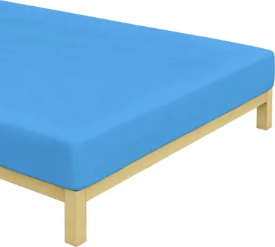Obrázek produktu pro Froté prostěradlo Středně Modré Rozměr: 90x200 cm