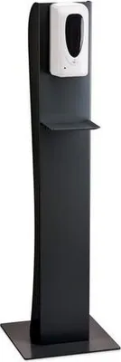 Produktbild von JOKA international Desinfektionsmittelspender »Desinfektions-Tower«, Desinfektions-Standtower inkl. Desinfektionsspender automatisch, 1.000 ml, Batteriebetrieb, weiß, angetrieben durch Sensortechnik, kontaktlose Desinfektion