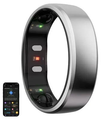Immagine prodotto di RingConn Gen 2 No Anello intelligente di monitoraggio dell'attività IP68 Argento